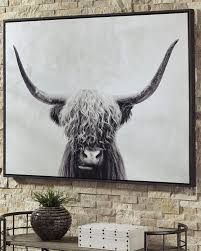 Black And White Cow Framed Pictures Pancho Wall Art Black White In 2020 Cow Wall Art Black And White Wall Art White Wall Art