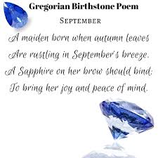 September Birthstone Poem September Birthstone Color September Birthstone Birthstones