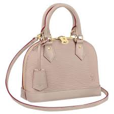 High to low most recent. Louis Vuitton Lv Alma Bb Galet Grey Leather Ref 219876 Joli Closet
