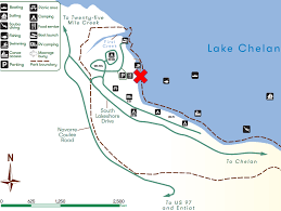 Map Of Lake Chelan Area