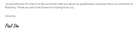 May 27, 2021 · a mckinsey cover letter sample better than 9 out of 10 other cover letters. How To Write A Persuasive And Customized Consulting Cover Letter Career In Consulting