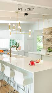 this pure, white quartz countertop from