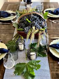 Wine Country Inspired Harvest Table Classic Casual Home In 2020 Harvest Table Harvest Table Setting Country Inspired