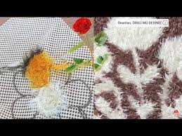 Hali Kaydirmaz Ve Sakalli Ipten Paspas Yapimi Cok Kolay Tig Isi Very Easy Crochet Youtube Tig Isleri Halilar Paspas