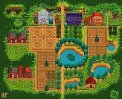 It has a basic layout that's spacious, offering plenty of room to grow crops, care. Forest Layout Year 3 Farmsofstardewvalley