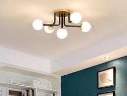 The right lighting can take a drab space and turn it into a so whether you're looking for small bedroom ceiling lighting ideas or something for your master bedroom, we've likely got a solution for you. Creative Bedroom Ceiling Lamp Led Minimalist Light Luxury Living Room Lamp Molecular Magic Bean Study Dining Room Lamp Ceiling Lighting From Huaxin189 396 99 Dhgate Com