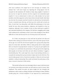 In this era that we currently live in, personal reflection can be considered a thing of the past. Reflective Report