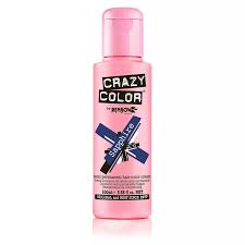 Crazy Color Semi Permanente Haarverf Sapphire Metallic Blauw Haarverf Geverfd Haar Haarkleur