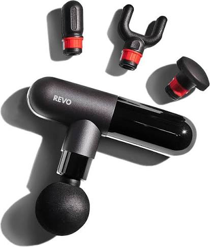 Revomadic Handheld Electric Massage Gun - Deep Tissue Percussion Muscle Massager with 4 Attachments - Made with Durable Aircraft Metal Shell : ...