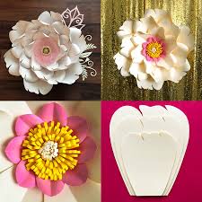 Hola chicas y chicos en este pdf hay 7 moldes5 flores y 1 hoja 1 molde de la hoja es todo lo que necesitan para hacer su propio mural de flores. Gigantes Molde Para Hacer Flores De Papel Novocom Top
