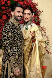 Deepika Padukone And Ranveer Singh At Their Reception In Bangalore Mrandmrsdeepveer Deepika Padukone Style Deepika Ranveer Bollywood Wedding