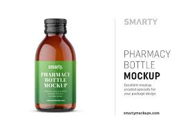 Amber Pharmacy Bottle Mockup In 2020 Bottle Mockup Dropper Bottles Bottle