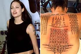 Angelina jolie's back tattoos found themselves in headlines worldwide when the inking was revealed at a 2017 movie premiere. List Of All Angelina Jolie Tattoos And Their Meanings Including New Ones Tattooswin