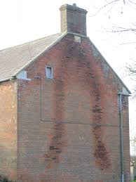 Damp Patch Stain On The Chimney Breast