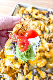 Perfect Nachos Easy Baked Nachos Recipe The Simple Parent In 2020 Easy Nachos Baked Nachos Easy Baking