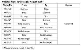 The duration of the flight is 29 minutes. Travel Advisory Airasia Flights To From Sibu Airasia Newsroom
