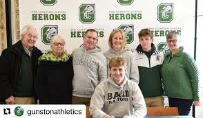 The Gunston School is pleased to announce that five members of the class of  2024 have signed their letters of intent to play sports at the college  level. Aiden Dunlap will be