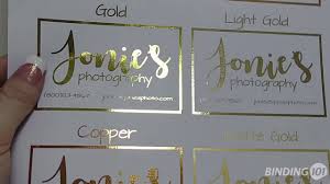 1000 gold foil plastic business cards printed £169. Clip Jonie S Photography Gold Foil Business Cards Swatch Youtube
