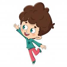 Boy Jumping With Joy With Raised Hand In 2020 Cartoon Drawings Of People Cartoon Elephant Kids Clipart
