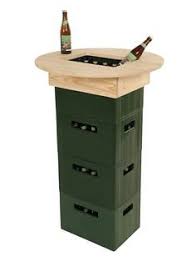 H G Elk Tischaufsatz Bierkasten Beige Amazon De Garten Bierkasten Tischaufsatz Bierkasten Stehtisch