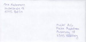Maybe you would like to learn more about one of these? Wo Absender Auf Brief A4