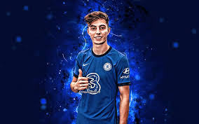 If you're looking for the best chelsea football club wallpapers then wallpapertag is the place to be. Download Wallpapers Kai Havertz 4k 2020 Chelsea Fc German Footballers Premier League Kai Lukas Havertz Soccer Kai Havertz Chelsea Football Blue Neon Lights England Kai Havertz 4k For Desktop Free Pictures For
