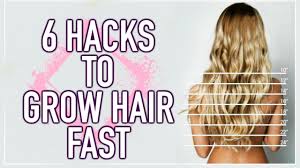 For many people, it is hard to dedicate a lot of time in the morning to styling those lovely locks, so their hair is left neglected. 6 Hacks To Grow Long Hair Fast Hair Growing Hacks Youtube