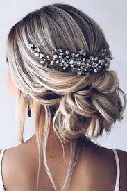 33 Ideas To Embellish Your Wedding Hairstyle With Hair Jewelry Hair Styles Bridal Hair Updo Bride Hairstyles