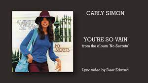 92 on billboard ' s greatest songs of all time. Carly Simon You Re So Vain Lyrics Youtube