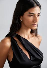 Alice + Olivia PIERA ONE SHOULDER TWIST