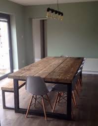 Esstisch Holz Stahl Steel Furniture Designs Esstisch Industrial Tisch Esszimmertisch
