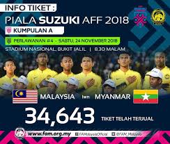 Piala aff suzuki 2018 : Piala Aff Suzuki 2018 30 600 Keping Tiket Terjual Ayuh Penuhi Stadium Football Tribe Malaysia
