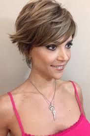 Short layered haircuts are excellent at softening the look, creating a pixie with bangs that is easily stylized. Ideas Of Wearing Short Layered Hair For Women Lovehairstyles Com