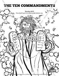 Our 10 commandments coloring pages in this category are 100% free to print, and we'll never charge you for using, downloading, sending, or sharing them. Ten Commandments Sunday School Coloring Pages Sharefaith Kids