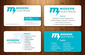 20% off with code zjulyspecial. Modern Bold Electrician Business Card Design For Modern Industries Limited By Sbss Design 1536873