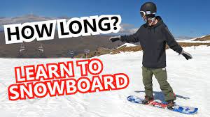 How Long To Learn To Snowboard? - Youtube