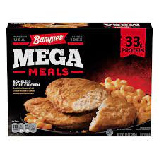 That's because fried chicken is calorically dense (meaning, it contains a lot of calories relative to the amount you'll be eating) and is also high in fat. Banquet Mega Meal Boneless Fried Chicken Shop Entrees Sides At H E B