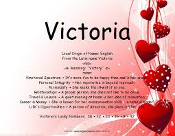 Page Not Found Names With Meaning Victoria Name Names