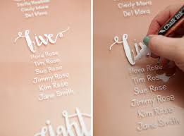 The Most Awesome Hand Lettered Acrylic Wedding Sign