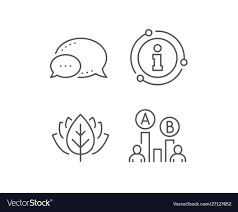 Ab Testing Line Icon Ui Test Chart Sign