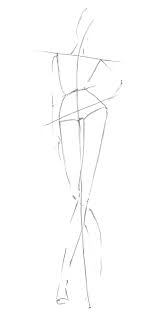How To Draw A Fashion Figure In A Few Simple Steps Step By Step Guide With Pictures Doina Alexei The movement draws attention to the legs. how to draw a fashion figure in a few