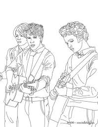Clip arts related to : Jonas Brothers Playing Guitar Coloring Page More Famous People Coloring Sheets On Hellokids Com Cute Coloring Pages People Coloring Pages Coloring Pages