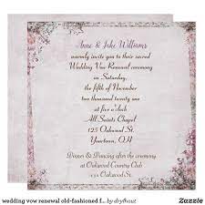 Wedding Vow Renewal Old Fashioned Floral Border Invitation Zazzle Com Wedding Vow Renewal Ceremony Wedding Vows Wedding Vows Renewal