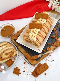 Lotus Biscoff Swiss Roll Biscoff Roll Cake Vanilla Swiss Roll Lotus Biscoff Cake Roll Cake Biscoff Cake Cake Roll