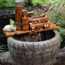 She would however have not managed the rough pathway through this water garden… Amazon Com Zen Garden Bamboo Water Fountain Creative Bamboo Water Feature Indoor Outdoor Decorative Statue Ceramic Fish Tank Filter A 70cm Garden Outdoor