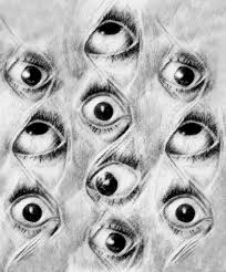 Stretched Eyes Art Print By Hannahburgos Eyeball Drawing Eye Art Eyes Artwork