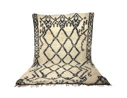 Black And White Moroccan Rug Beni Ourain Rug 11 X 8 Black And White Moroccan Rug 11 X 8 Large Moroccan Beni Ourain Rug Berber Tribal Rug Handmade Rug Bohemian Rug Beni Ourain Rugs Pink Moroccan Rugs White Moroccan Rugs