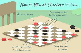 How Beginners Can Win At Checkers Following Simple Strategies Checkers Checkers Game Play Checkers
