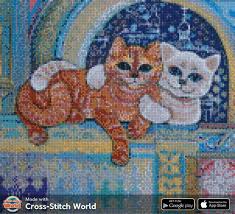 See more ideas about cross stitch patterns, cross stitch, stitch patterns. Free Cat Pattern I Completed Playing Cross Stitch World Android Mobile Game Android Facebook Crossstitch C Cross Stitch Patterns Cross Stitch Cat Pattern