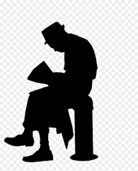 Free silhouette man clipart in ai, svg, eps and cdr | also find cute stick man or muscular cartoon man clipart free pictures among +73,203 images. Old Man Reading Silhouette Clipart 4695953 Pikpng